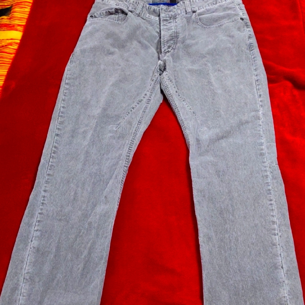 21men Gray Straight Jeans Classic Style